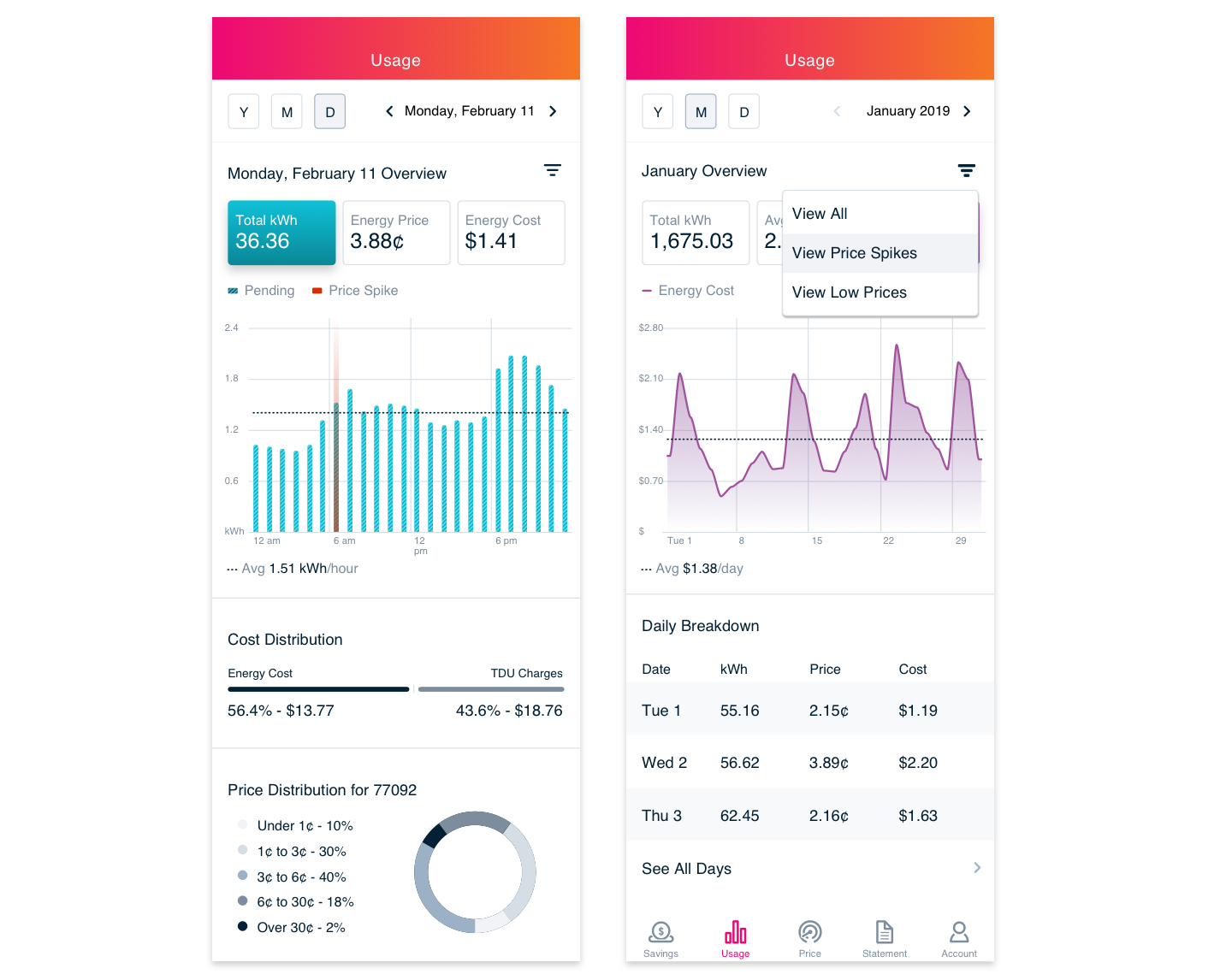 Griddy Portfolio Image 9 - Post MVP Concepts